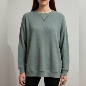 Aerie waffle knit pullover